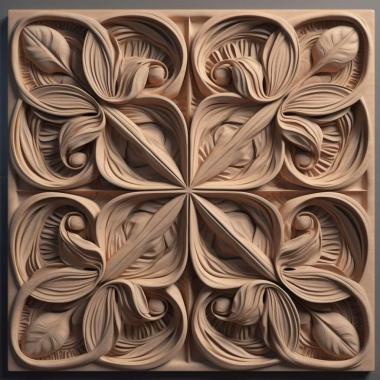 Patterns and decorations stl Sehol X4 2 3d model